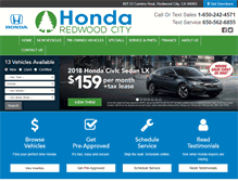 Tablet Screenshot of honda-rc.com